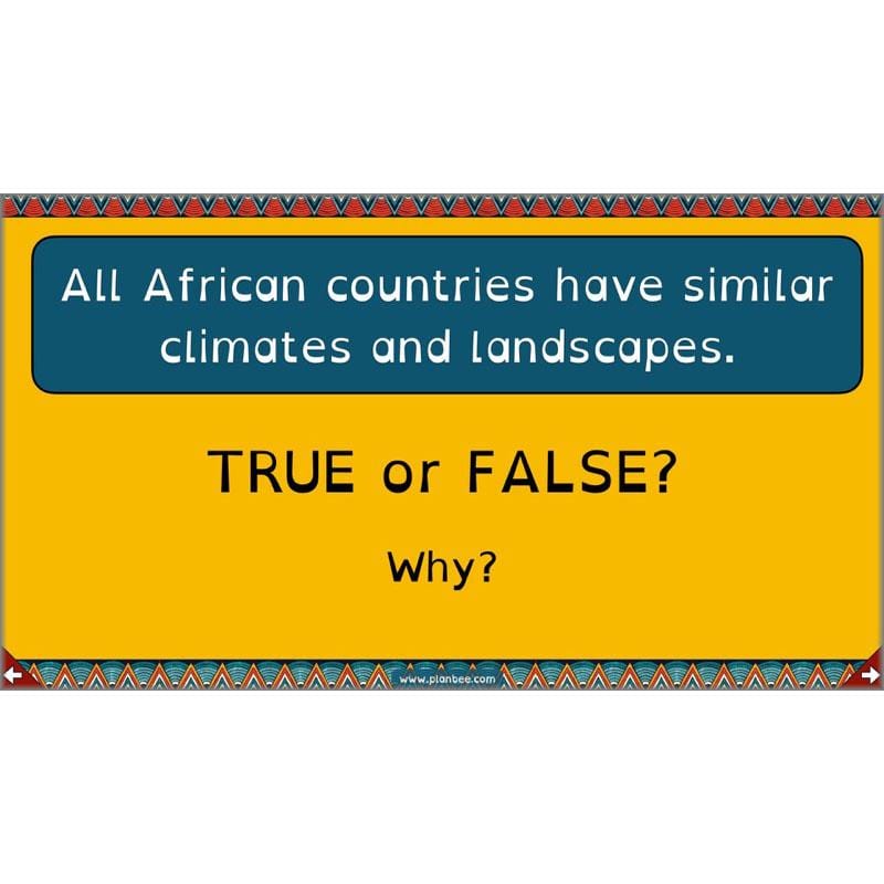 PlanBee Exploring Africa KS2 Geography lessons for Year 5 & Year 6