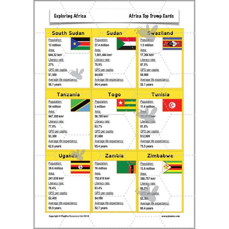 PlanBee Exploring Africa KS2 Geography lessons for Year 5 & Year 6