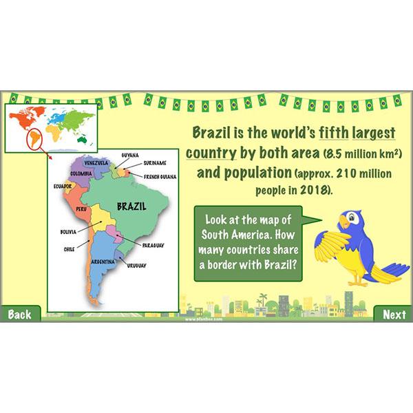 PlanBee Exploring Brazil KS2 Lesson Plan Pack for Year 5/6 Geography