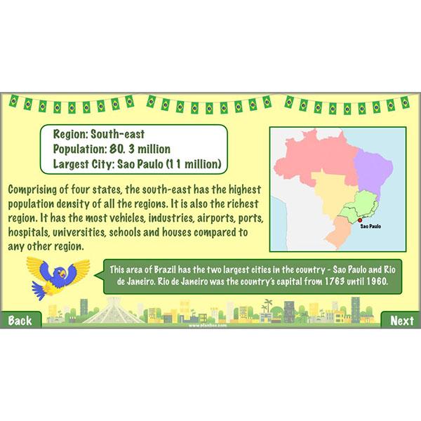 PlanBee Exploring Brazil KS2 Lesson Plan Pack for Year 5/6 Geography