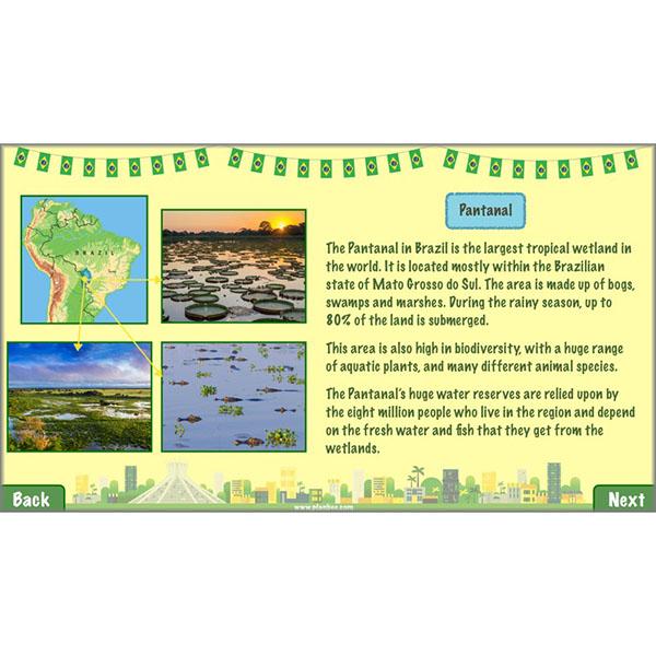 PlanBee Exploring Brazil KS2 Lesson Plan Pack for Year 5/6 Geography