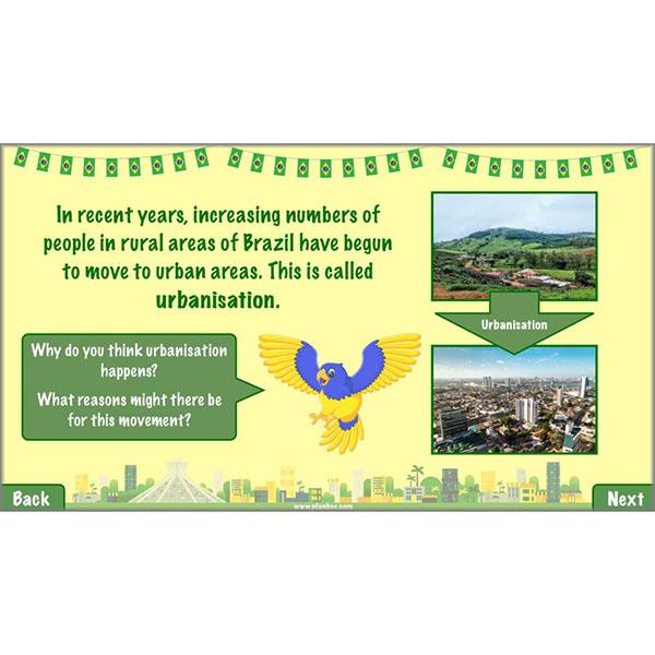 PlanBee Exploring Brazil KS2 Lesson Plan Pack for Year 5/6 Geography