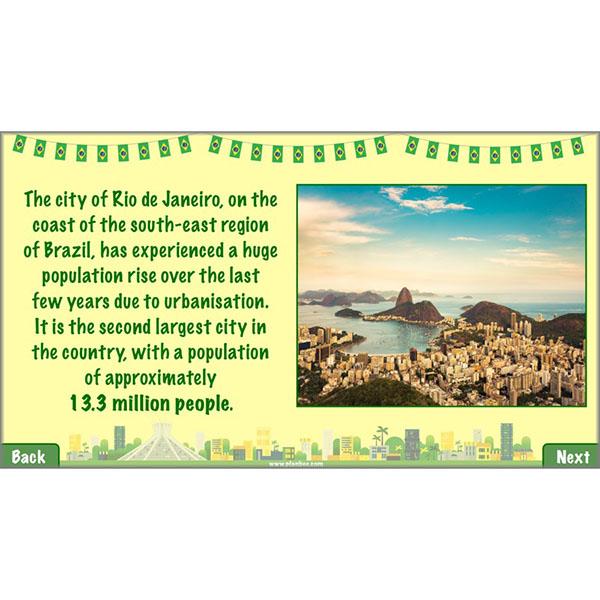 PlanBee Exploring Brazil KS2 Lesson Plan Pack for Year 5/6 Geography