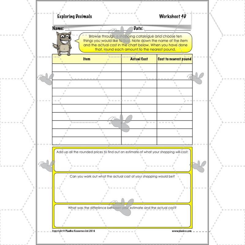PlanBee Exploring Decimals - Year 5 Complete Maths Resources - Place Value