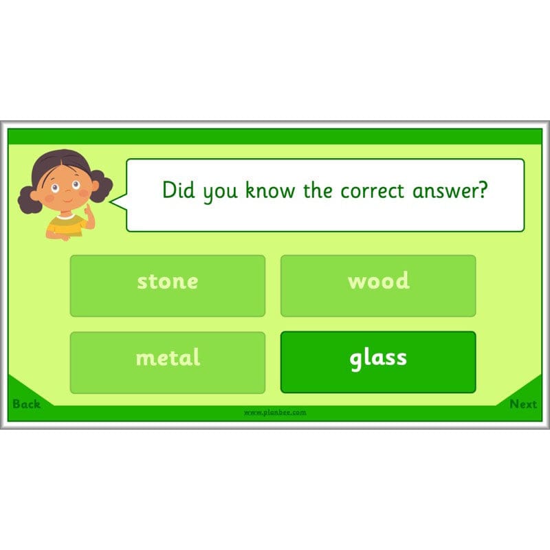 PlanBee Exploring Everyday Materials Year 2 Science Lesson Plans