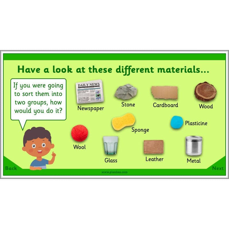 Year 2 Materials  Exploring Everyday Materials  KS1 Science PlanBee