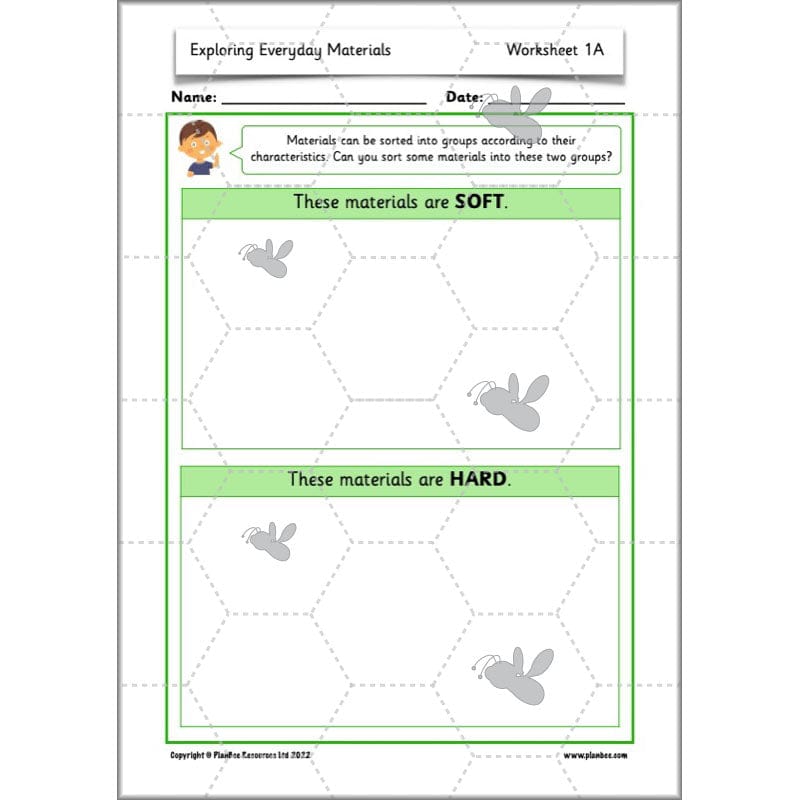 PlanBee Exploring Everyday Materials Year 2 Science Lesson Plans