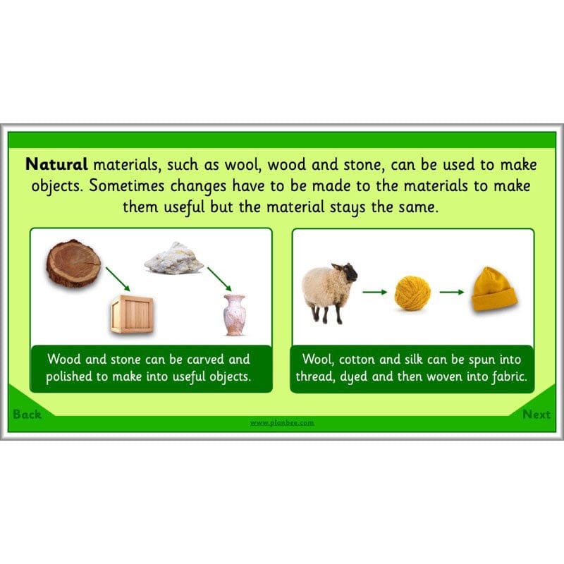 PlanBee Exploring Everyday Materials Year 2 Science Lesson Plans