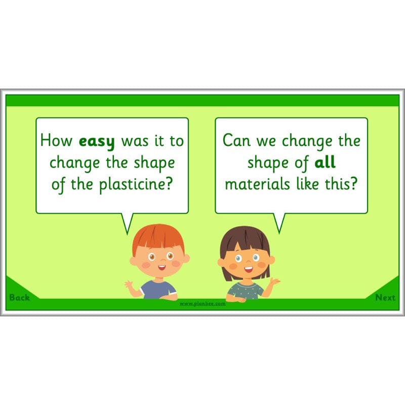 PlanBee Exploring Everyday Materials Year 2 Science Lesson Plans