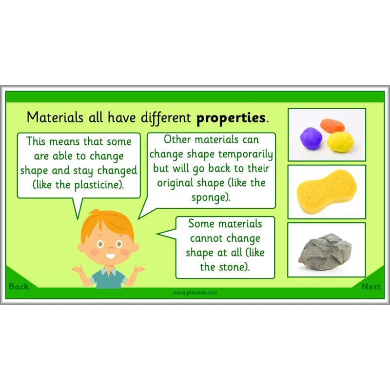 PlanBee Exploring Everyday Materials Year 2 Science Lesson Plans