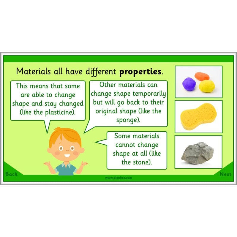 Year 2 Materials Exploring Everyday Materials KS1 Science PlanBee
