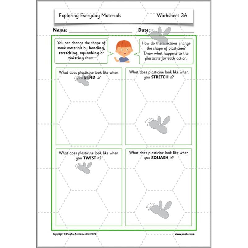 PlanBee Exploring Everyday Materials Year 2 Science Lesson Plans