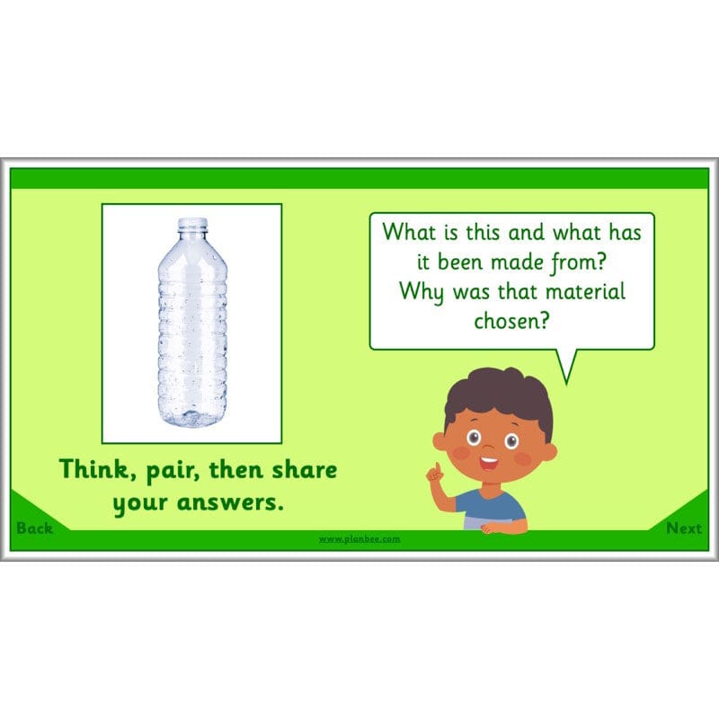 PlanBee Exploring Everyday Materials Year 2 Science Lesson Plans