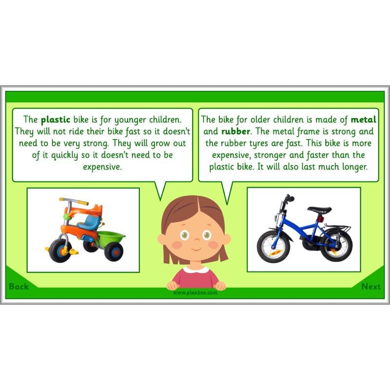 PlanBee Exploring Everyday Materials Year 2 Science Lesson Plans