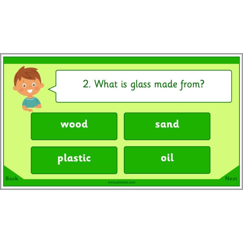 PlanBee Exploring Everyday Materials Year 2 Science Lesson Plans