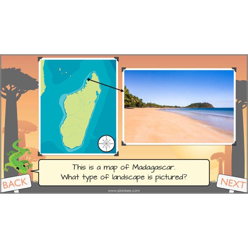 PlanBee Exploring Madagascar: LKS2 Year 3 & Year 4 set of Geography lessons
