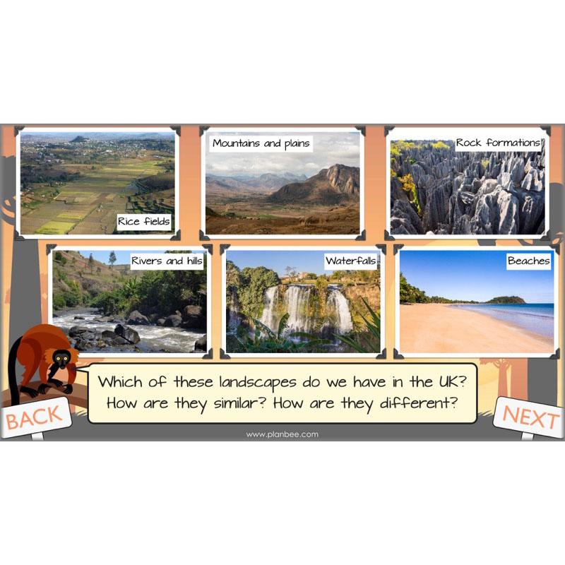PlanBee Exploring Madagascar: LKS2 Year 3 & Year 4 set of Geography lessons