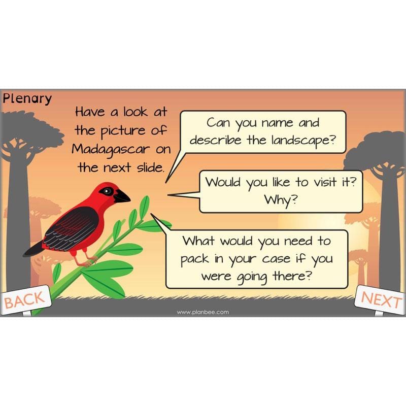 PlanBee Exploring Madagascar: LKS2 Year 3 & Year 4 set of Geography lessons