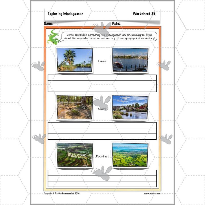 PlanBee Exploring Madagascar: LKS2 Year 3 & Year 4 set of Geography lessons
