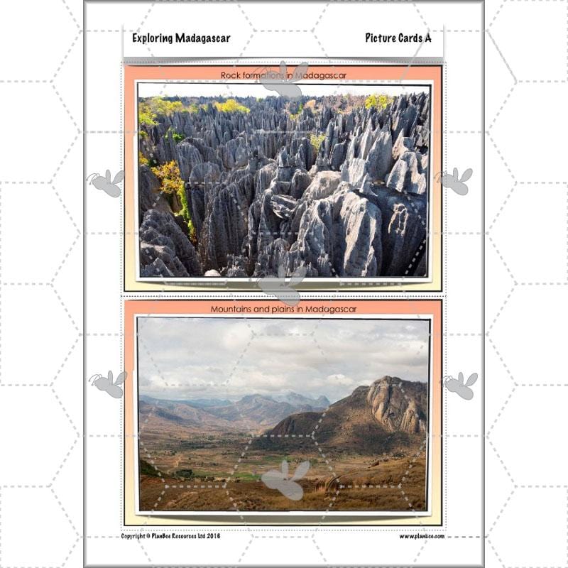 PlanBee Exploring Madagascar: LKS2 Year 3 & Year 4 set of Geography lessons