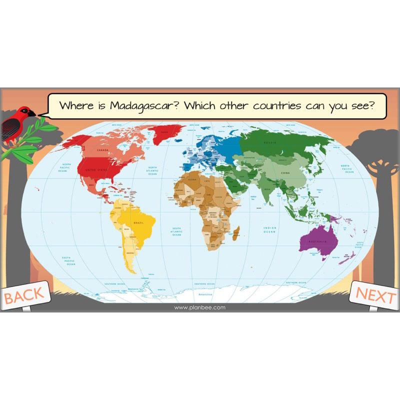 PlanBee Exploring Madagascar: LKS2 Year 3 & Year 4 set of Geography lessons