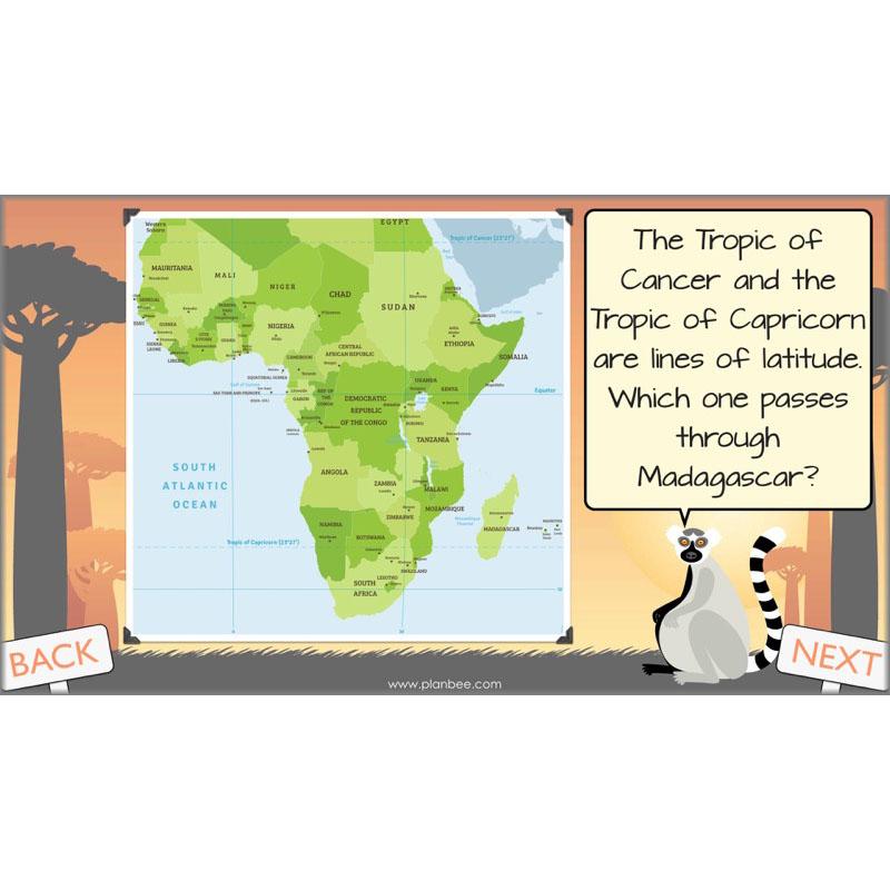 PlanBee Exploring Madagascar: LKS2 Year 3 & Year 4 set of Geography lessons