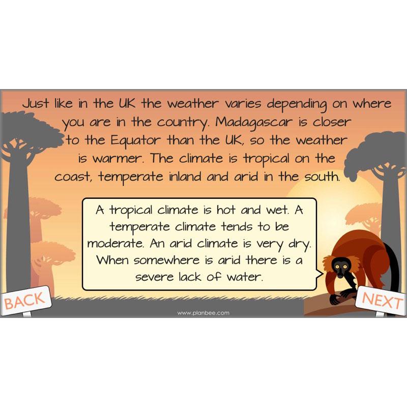 PlanBee Exploring Madagascar: LKS2 Year 3 & Year 4 set of Geography lessons