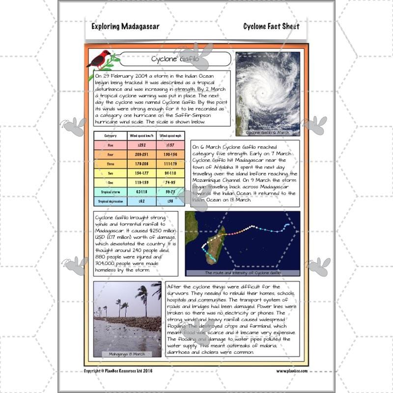 PlanBee Exploring Madagascar: LKS2 Year 3 & Year 4 set of Geography lessons