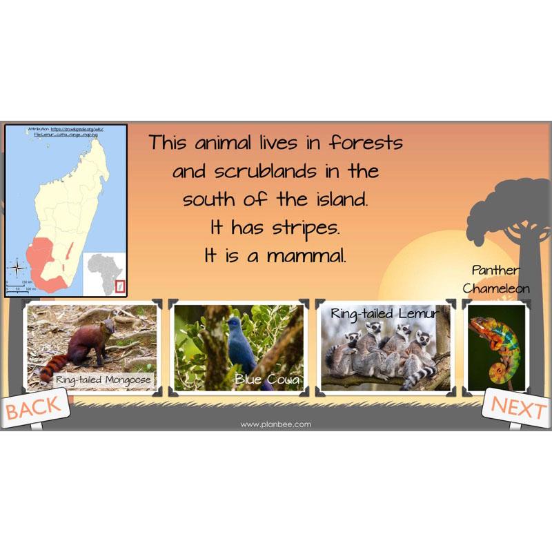 PlanBee Exploring Madagascar: LKS2 Year 3 & Year 4 set of Geography lessons