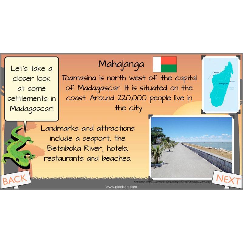 PlanBee Exploring Madagascar: LKS2 Year 3 & Year 4 set of Geography lessons