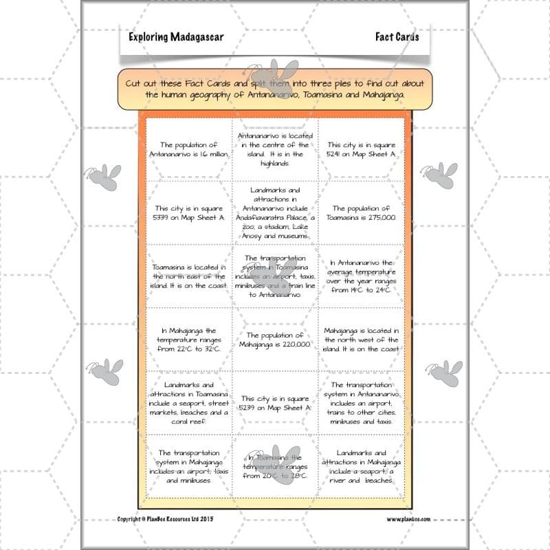 PlanBee Exploring Madagascar: LKS2 Year 3 & Year 4 set of Geography lessons