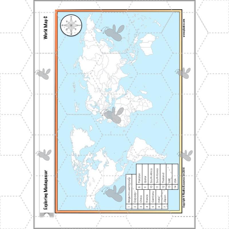 PlanBee Exploring Madagascar: LKS2 Year 3 & Year 4 set of Geography lessons