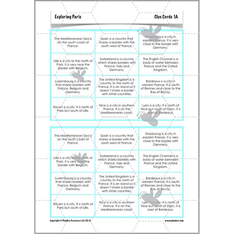 PlanBee FREE exploring Paris scheme | PlanBee France KS2 Geography