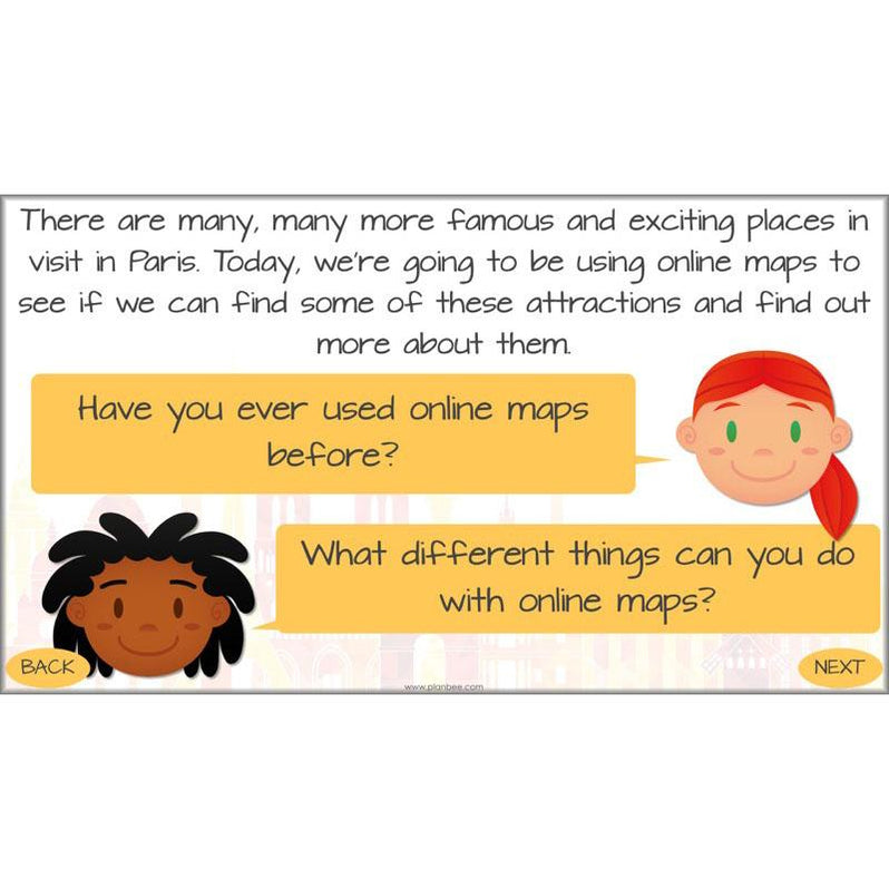 FREE exploring Paris scheme PlanBee France KS2 Geography