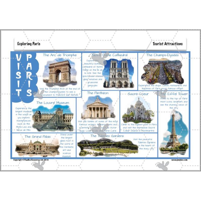 PlanBee FREE exploring Paris scheme | PlanBee France KS2 Geography