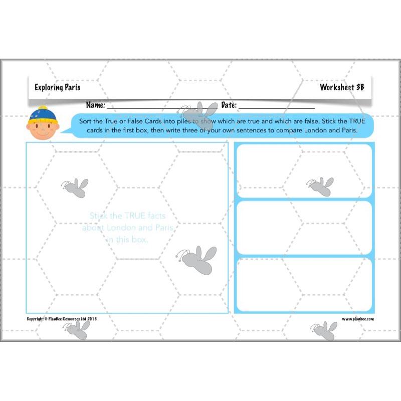 PlanBee FREE exploring Paris scheme | PlanBee France KS2 Geography