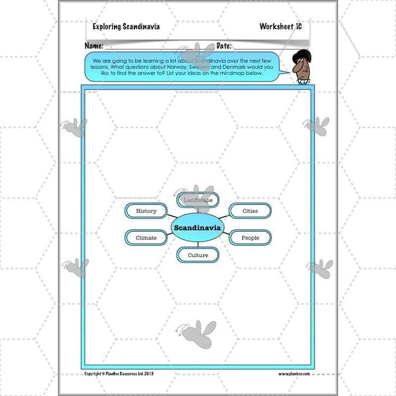 PlanBee Exploring Scandinavia: Year 5 & Year 6 KS2 scheme of work Geography