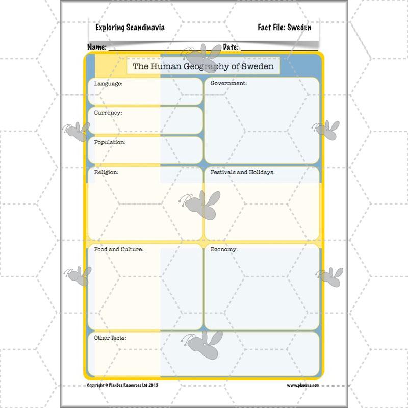 PlanBee Exploring Scandinavia: Year 5 & Year 6 KS2 scheme of work Geography