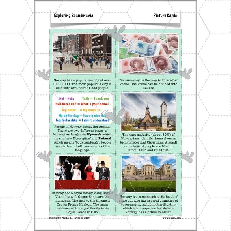 PlanBee Exploring Scandinavia: Year 5 & Year 6 KS2 scheme of work Geography