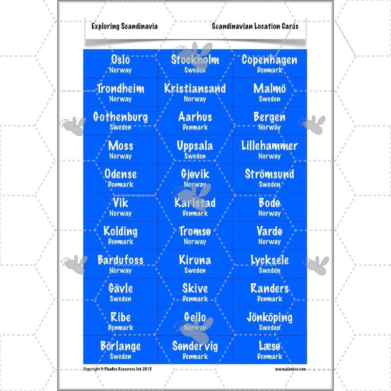 PlanBee Exploring Scandinavia: Year 5 & Year 6 KS2 scheme of work Geography