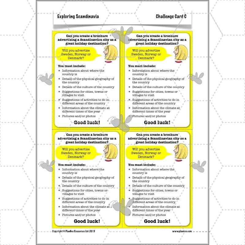 PlanBee Exploring Scandinavia: Year 5 & Year 6 KS2 scheme of work Geography