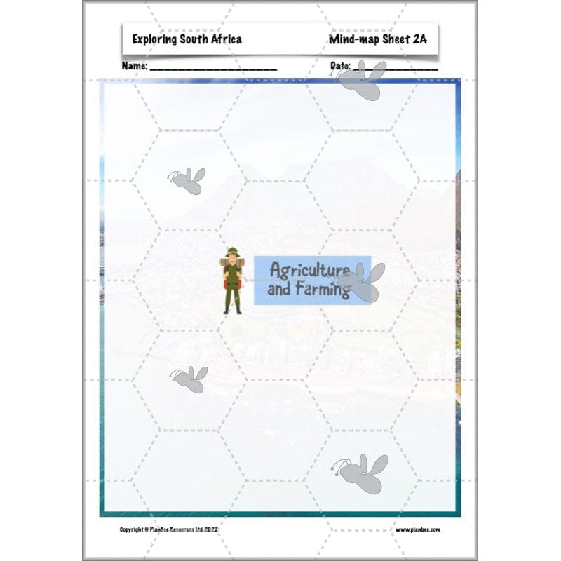 PlanBee Exploring South Africa KS2 Geography Planning Pack | PlanBee