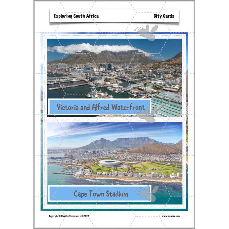 PlanBee Exploring South Africa KS2 Geography Planning Pack | PlanBee
