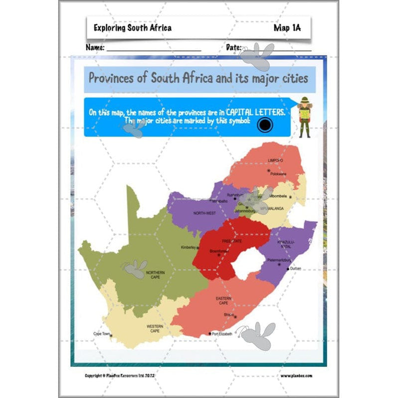 Exploring South Africa KS2 Geography Planning Pack PlanBee