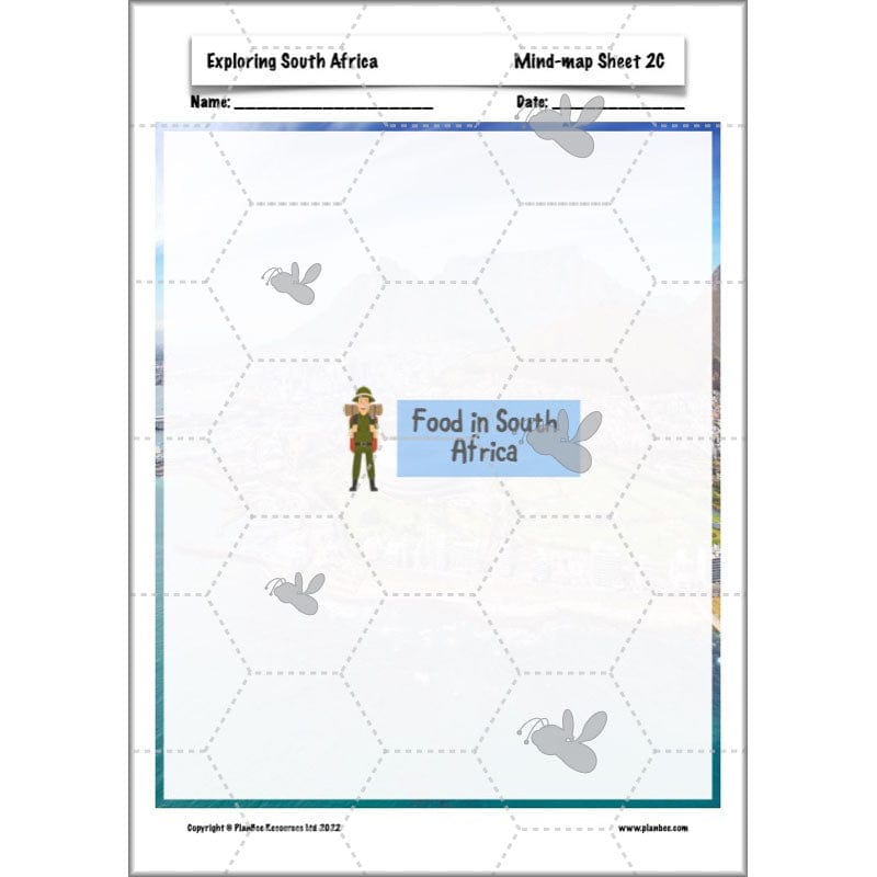 PlanBee Exploring South Africa KS2 Geography Planning Pack | PlanBee