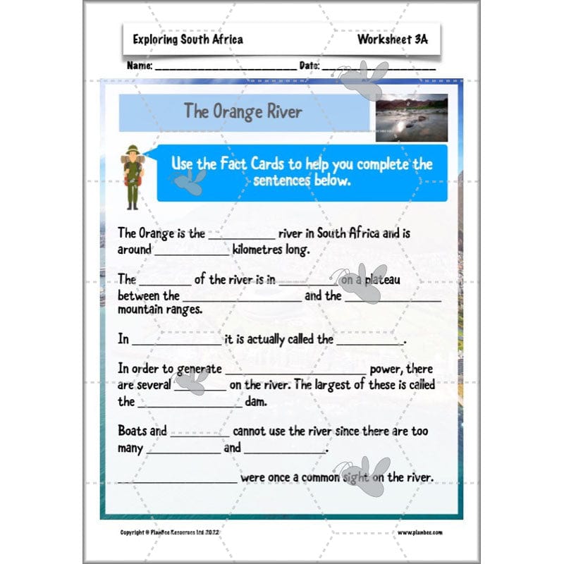 PlanBee Exploring South Africa KS2 Geography Planning Pack | PlanBee