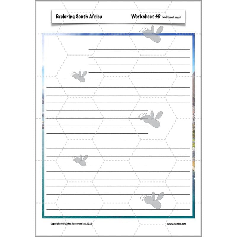 PlanBee Exploring South Africa KS2 Geography Planning Pack | PlanBee
