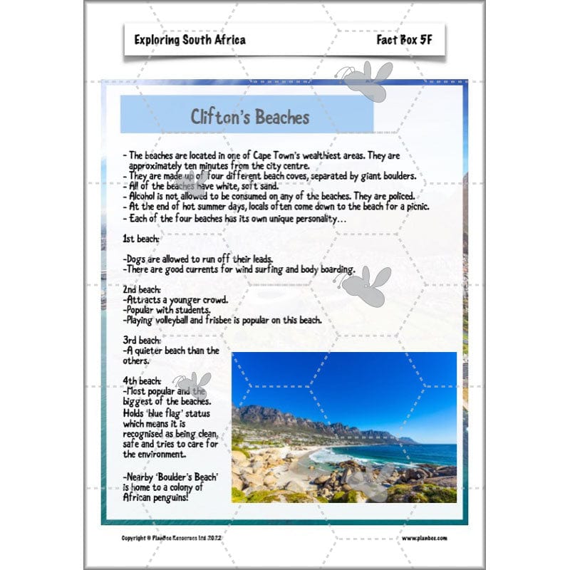 PlanBee Exploring South Africa KS2 Geography Planning Pack | PlanBee