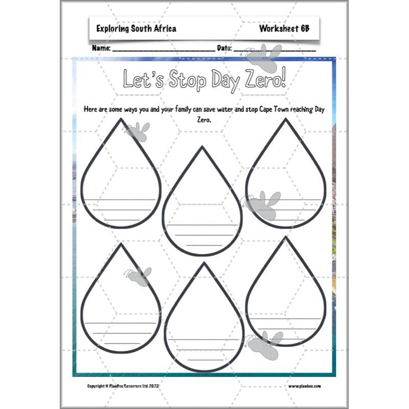 PlanBee Exploring South Africa KS2 Geography Planning Pack | PlanBee