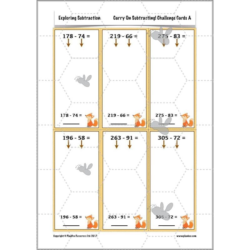 PlanBee Exploring Subtraction - Addition & Subtraction Year 4 Maths Lessons